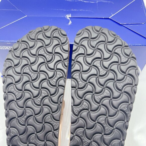 Birkenstock Gizeh Big Buckle Natural Leather Patent High Shine Light Rose EU 36 - Picture 11 of 12